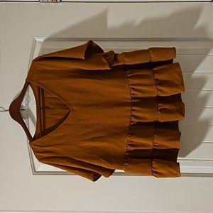 Burnt Orange Blouse